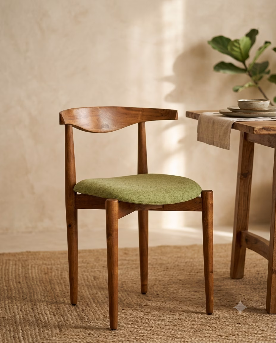 Freedom Tree Andaman Natural Teak Wood Dining Chair